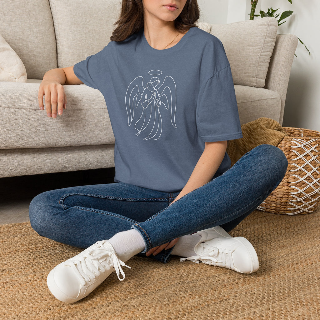 Praying Angel with Halo T-Shirt