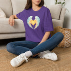 Heart with Angel Wings T-Shirt
