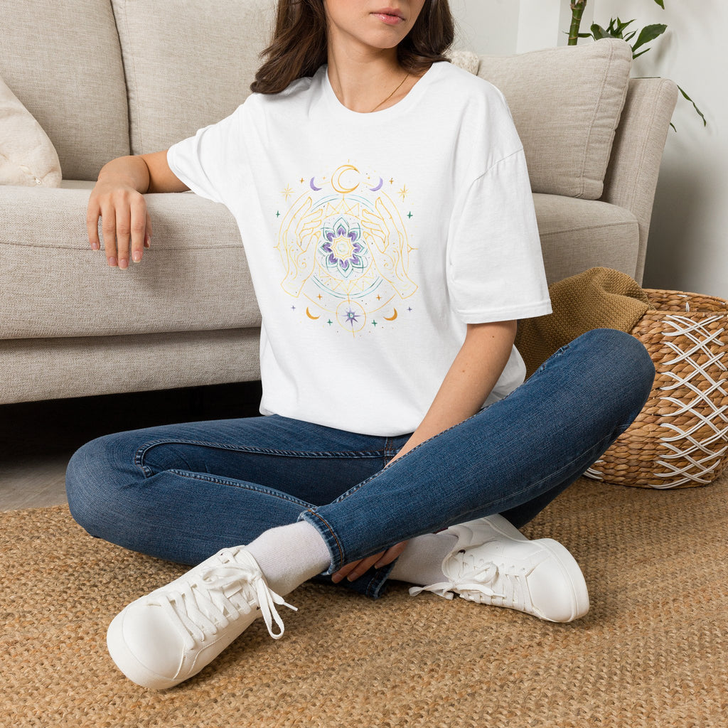Hands Embracing Mandala T-Shirt
