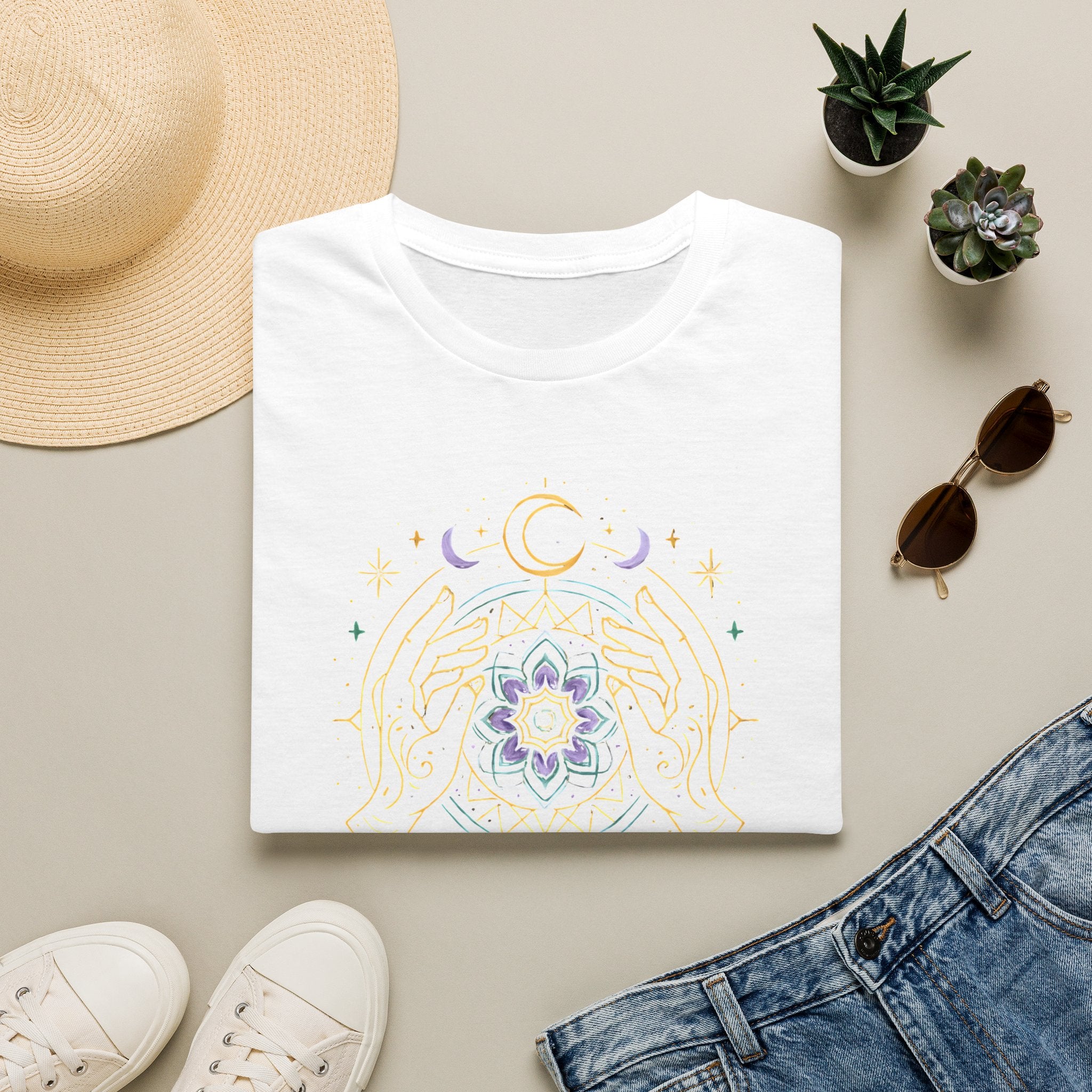 Hands Embracing Mandala T-Shirt