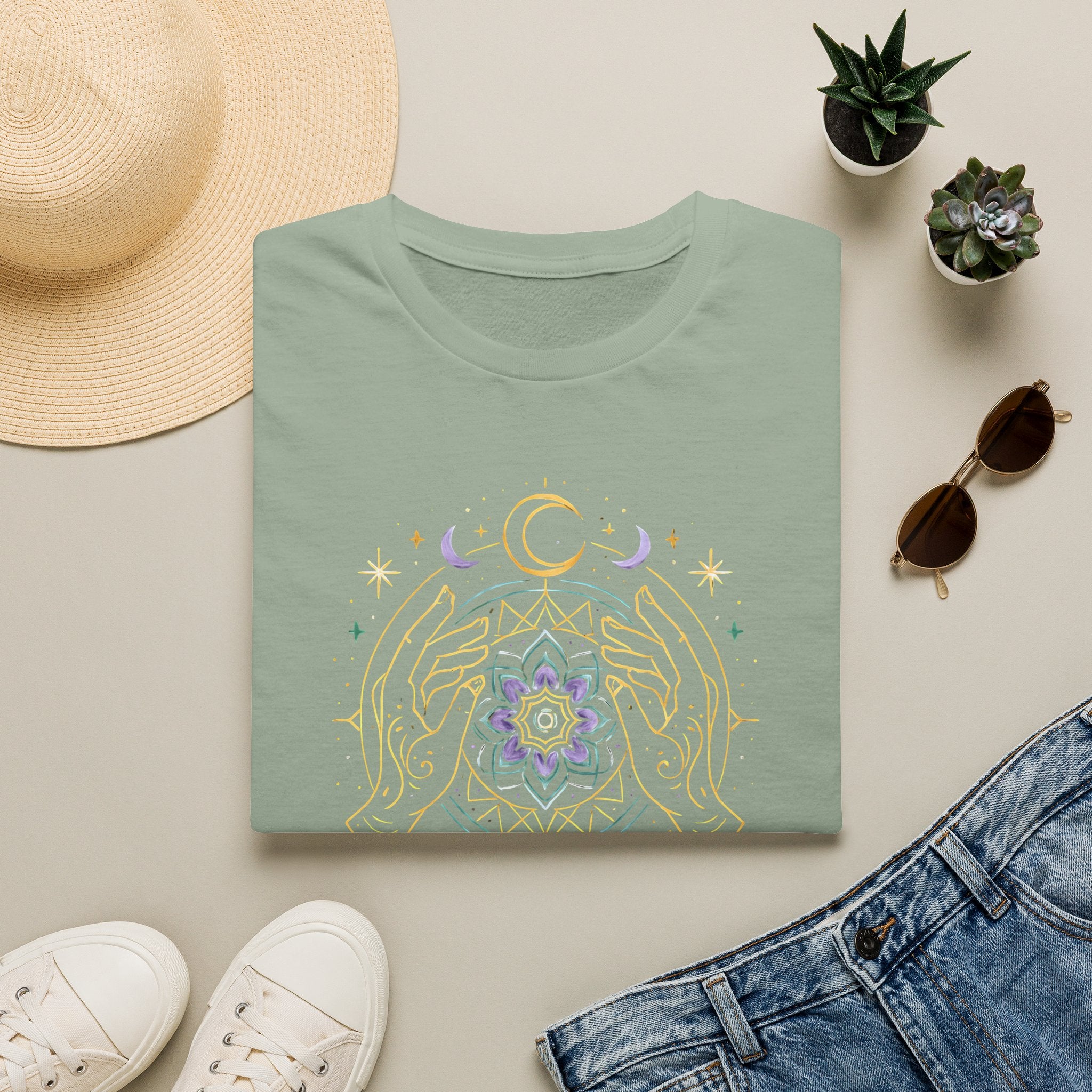 Hands Embracing Mandala T-Shirt