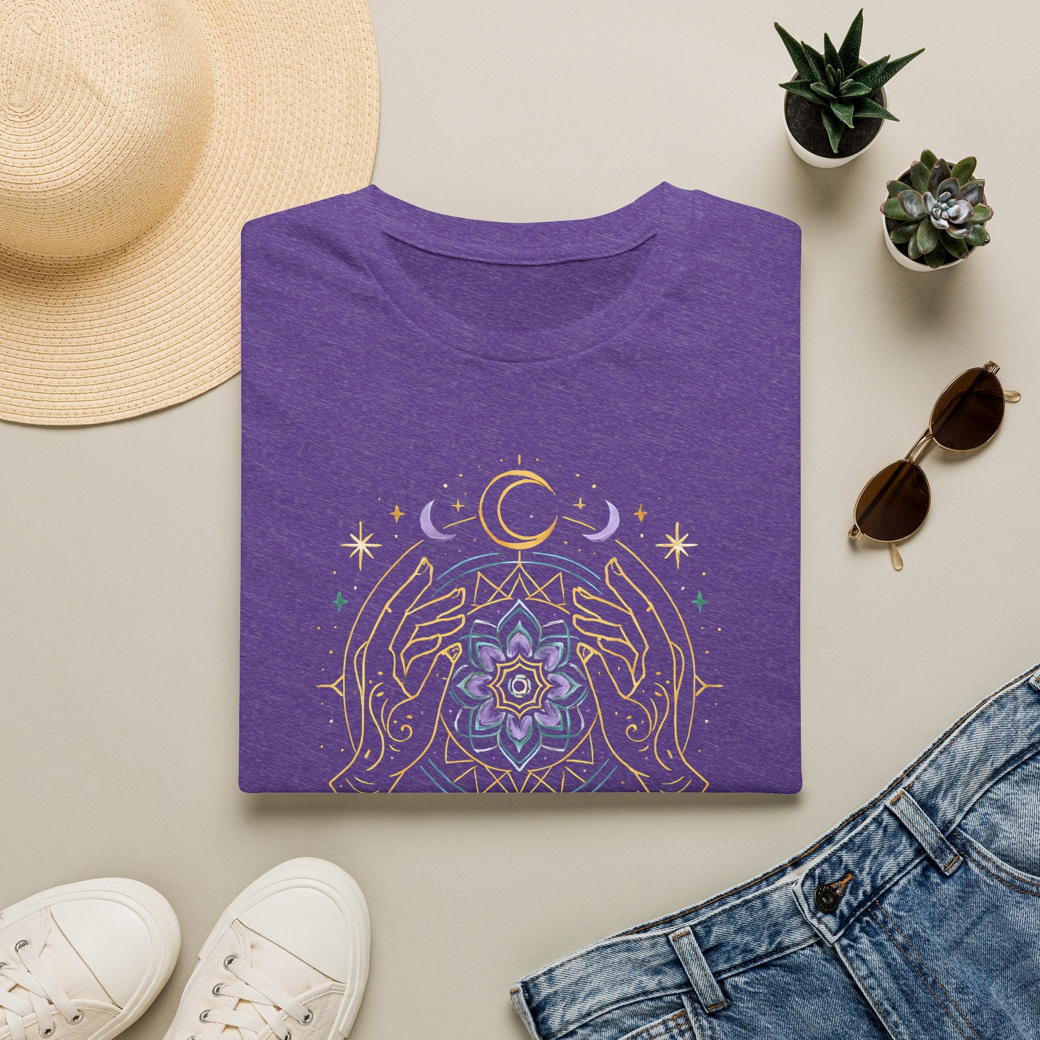 Hands Embracing Mandala T-Shirt