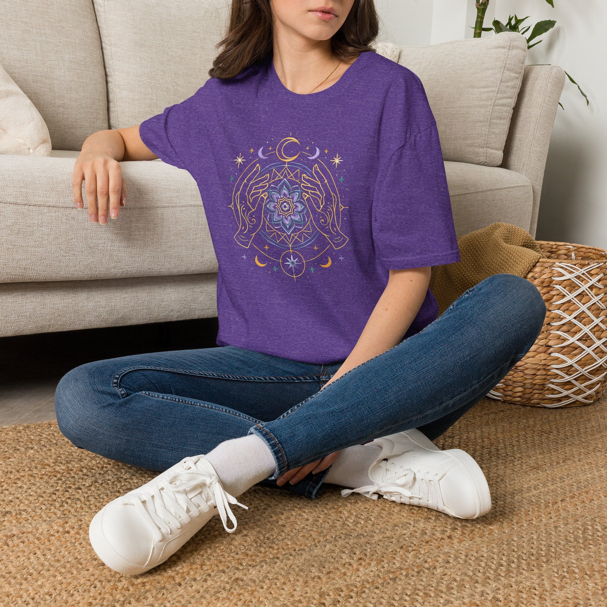 Hands Embracing Mandala T-Shirt