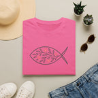 Floral Leaf Fish T-Shirt
