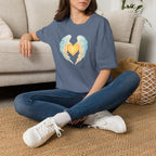 Heart with Angel Wings T-Shirt